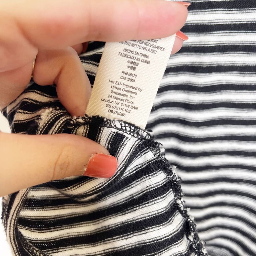 FREE PEOPLE Mod Stripe Open Back Blouse - Picture 8 of 10